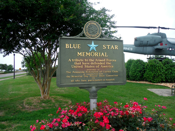 Blue Star Memorial sign